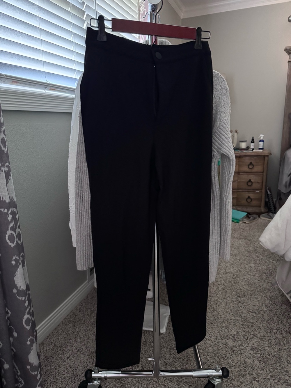 CAbi Black Straight Leg Pants